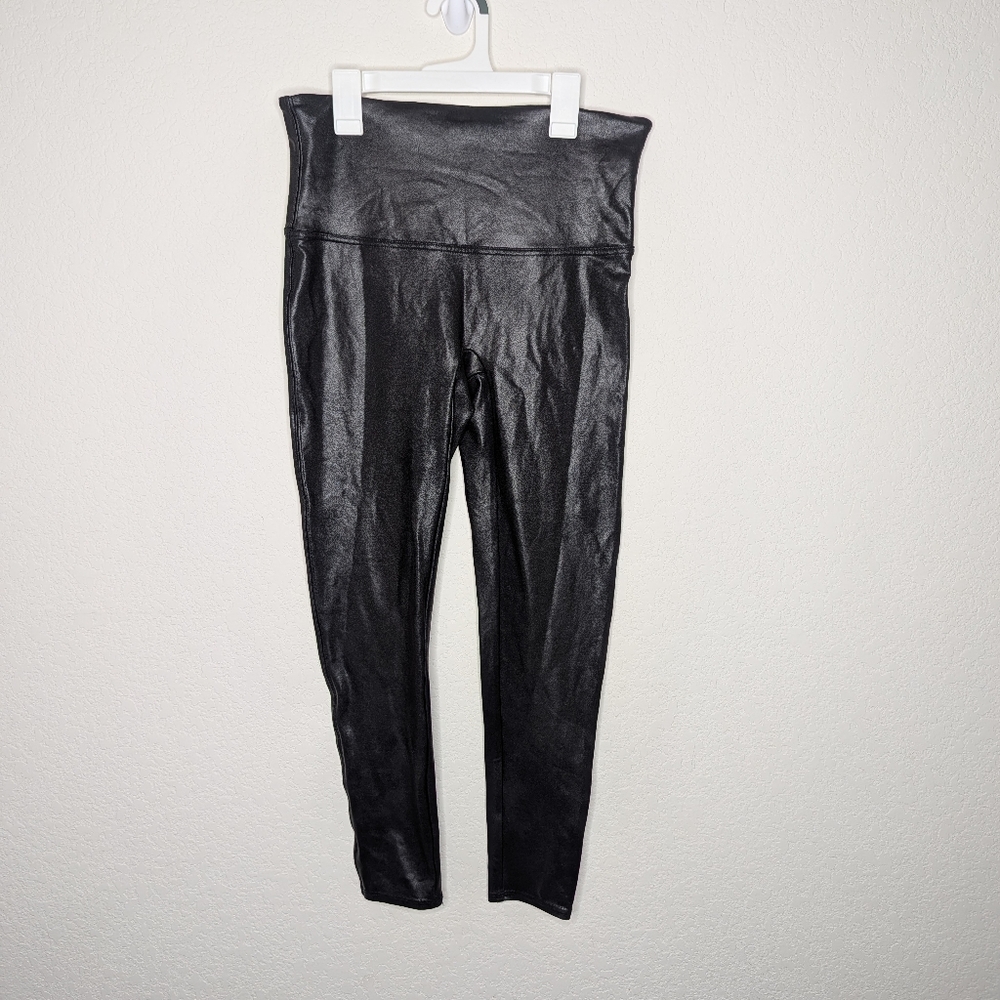 SPANX Faux Leather Leggings Black XL